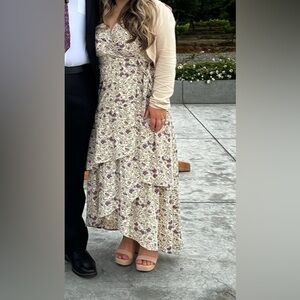Floral Layered Maxi Dress